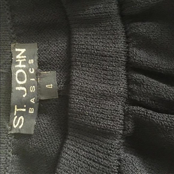 St John jacket/pants.  Bust 36, 23 long in.Navy - Picture 5 of 5